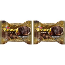 1001 Browni Gold Çikolata Soslu Çikolatalı Kek 45 G 2li Paket