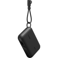 1001 Taşınabilir Şarj Cihazı, 10.000 Mah Usb-C Ince Güç Kaynağı, 2 Usb-C Port, Dijital Pil Göst