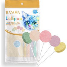 1001 Kediler Için Karışık Lezzetli Lolipop *1.4g 5'li