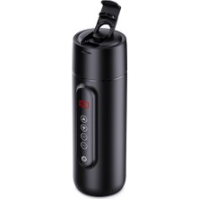 1001 Çelik 470ML Araç Su Isıtıcı Taşınabilir Termos Dijital Ekranlı Araç Su Isıtıcı Kattle