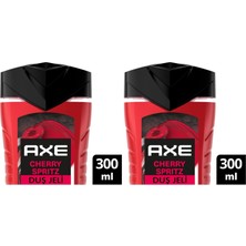 1001 Premium Collection Duş Jeli Cherry Spritz 3 In 1 Vücut Saç Yüz 300 ml (2 Paketi)