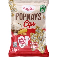 1001 Cips Basmati & Mısır Sade Üçgen Thin Cips 80 Gram
