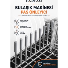 1001 100 Adet Gri - Bulaşık Makinesi Sepet Ucu Plastik Kapak - Pas ve Çizilme Önleyici Koruyucu - Tam
