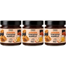 1001 Lütfen! Yumuşatan Marmelat Kuru Incir-Kayısı-Erik 190 gr (3 Paketi)