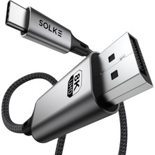 1001 To Displayport 1.4 Kablo 2 Metre 8k 60Hz 4K 144Hz 2k 240Hz Type-C To Dp Monitör Kablosu Thunderbolt