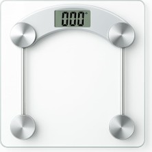 1001 Baskül Banyo Cam Tartı Temperli Cam 180 kg Kapasiteli (Şık ve Estetik)