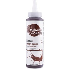 1001 Chocolate Bitter Tatlı Sos 330 G – Akışkan Kıvamlı Waffle, Pankek, Krep, Dondurma, Kahve ve T