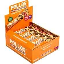 1001 Yüksek Protein Bar, Yer Fıstıklı ve Kakaolu, 45GR x 12 Adet
