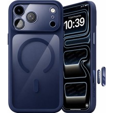 1001 iPhone Için Özel Geliştirilmiş Kamera Çerçevesini Koruyan, Arkası Şeffaf (Parlak) Polikarbon