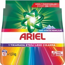 1001 Dağ Esintisi Renklilere Özel 1,5 kg Hızlı Çözünme Toz Çamaşır Deterjanı
