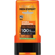 1001 Paris Men Expert Hydra Energetic Taurin Içeren Duş Jeli 300 ml