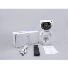 Just Cheap Store Çocuklara Özel Projeksiyon Astronot Lamba Speaker Sevimli