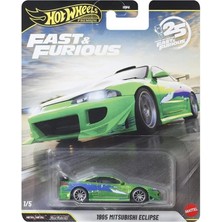 1001 Wheels Premium Series 25.yıl Özel Fast & Furious 1995 Mıtsubıshı Eclıpse HNW46 - JHW68-LA10