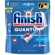 1001 Quantum 40 Kapsül Bulaşık Makinesi Deterjanı Tableti (1 x 40 Kapsül)