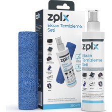 1001 Temizleme Seti 250ML + Temizleme Bezi Lcd, Led, Ekran, Laptop, Tablet, Bilgisayar, Televizyon, Cep T