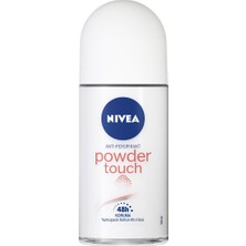 1001 Kadın Roll-On Deodorant Powder Touch 50ML, Koltuk Altı Koruma, Ter ve Ter Kokusuna Karşı 48 Saat