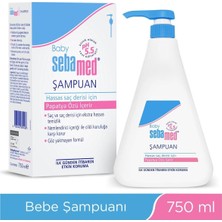 1001 Baby Ph 5.5 Göz Yakmayan Formül Nemlendirici Etkili Papatya Özütlü Bebek Şampuanı 750 ml
