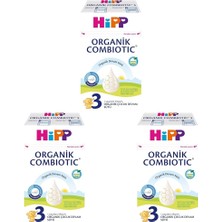 1001 3 Organik Combiotic Devam Sütü 600 G 3lü Paket