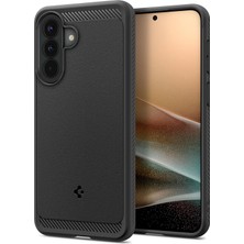 1001 Galaxy A57 ile Uyumlu Kılıf Rugged Armor Üst Düzey Koruma Siyah Karbon Kapak - ACS09794 (Spigen