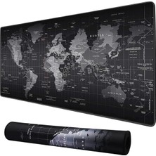 1001 Xxl Oyuncu Mouse Pad 90X40 cm 3mm Dikişli Kaymaz Taban Büyük Gaming Mouse Pad Desk Mat Dünya Har