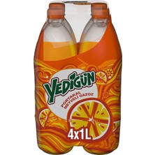 1001 Portakal Meyveli Gazoz Pet 4x1 L