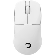 1001 Radus PAW3311 12.000DPI Triple Mode (Kablolu/bluetooth/2.4g) Gaming Mouse (Beyaz)