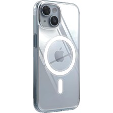 1001 iPhone 11 Için Magsafe ile Uyumlu Şeffaf Kılıf Kristal Berraklığında Materyal Polikarbonat Ar