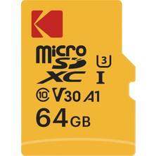 1001 Micro Sd Kart 64 Gb, Anahtar, Gopro, Dron, Akıllı Telefonlar, Microsdxc Uhs-I Bellek Çubuğu - 10