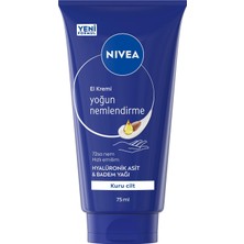 1001 Yoğun Nemlendirici El Kremi 72 Ml, Hızlı Emilir, Hyaluronik Asit,badem Yağı, Kuru Ciltler