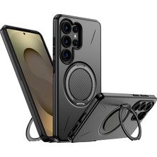 1001 [mag-Forge] Galaxy S25 Ultra Için Kılıf 360° Dönebilen Standlı [magsafe ile Uyumlu] S25 Ultra