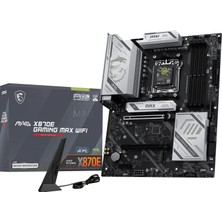 1001 Mag X870E Gamıng Max Wıfı Am5 Ddr5 8200MHZ(OC) 3x M.2 USB 40GBPS HDMI Dp 5g Lan Wıfı 7 Rgb Atx