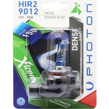 1001 Ampul Hir2 9012 12V 65W Xtreme Vision +%150 Fazla Işık (Tekli Blister) Pht PH5592 Xv B1