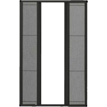 Empressco Istenilen Ölçüde Akordiyon Double Pileli Plise Kapı Sineklik Antrasit Max 210 x 210