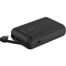 1001 Boostcharge Power Bank, Entegre Kablolu Taşınabilir Şarj Cihazı 10K Pd 20W - Usb-C Güç Dağıt