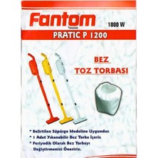 1001 ile Uyumlu Pratik P1200 - Speedy Du 2000 - Beyaz Toz Torbası - 15 Adet