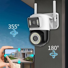 AvantajAl Çift Lensli Dış Mekan Wi-Fi Kamera