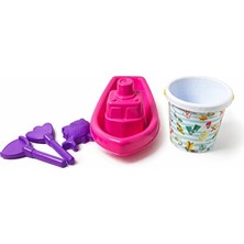Maison Luré Mini Denizci Kum Seti - Kovalı ve Tekneli, 36X17X13 cm Plaj Oyuncakları