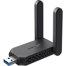 1001 MA32H, AC1300 Mbps, Çift Bant, USB 3.0, Yüksek Çekim Güçlü Wi-Fi 5 USB Adaptör