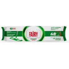 1001 Power Wipes Mop Uyumlu Yer Temizlik Havlusu 50 Yaprak | Beyaz Sabun | Beyaz Sirke & Karbonat | 48 Sa