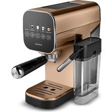 1001 Mycaffe Barista S20 Entegre Süt Hazneli Otomatik Espresso ve Latte Makinesi Amber 900 ml 1360W