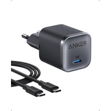 1001 45W Usb-C Şarj Cihazı, Kompakt Güç Kaynağı, Hızlı Şarj, 1.8 M Kablo Dahil, Siyah - A2692