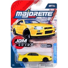 1001 Japan Serisi Premi̇um Arabalar Nıissan Skyline Gt-R (R34) Sarı