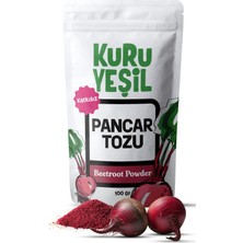 1001 YEŞIL%100 Doğal Kırmızı Pancar Tozu - Katkısız, Koruyucusuz - Smoothie, Yoğurt, Yemek Için