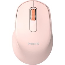 1001 SPK7448 Kablosuz Bluetooth 1600DPI 4 Tuşlu Optik Sessiz Mouse Pembe
