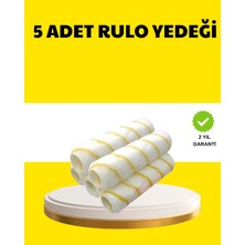 Just Cheap Store 5’li Ince Işçilik Boya Rulo Seti Pürüzsüz ve Eşit Kaplama