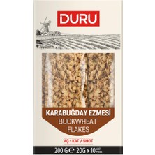 1001 Karabuğday Ezmesi Aç-Kat 200 G (10 Adet x 20 Gram) - Yüksek Lifli, Şeker Ilavesiz ve Glutensiz