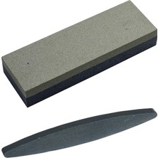 1001 Ikili Bileme Taşı Seti – 120# - 320# Grıt Kalın Dikdörtgen 200X50X25 mm & Ince Oval Tırpan