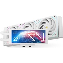 1001 Vision 360 Argb White 360MM Intel-Amd Uyumlu Işlemci Sıvı Soğutucu