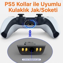 1001 Ps5 Kollar Ile Uyumlu 3,5mm Kulaklık Jakı Soketi