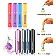 1001 Mini Cep Parfüm Şişesi, Taşınabilir Sprey Atomizer, 3 Adet